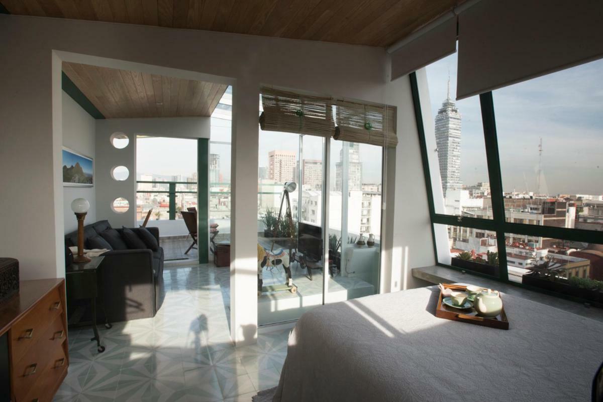 Duplex/Terraza Privada En Corazon Centro Historico Lägenhet Mexico City Exteriör bild
